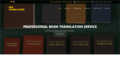 Desktop Screenshot of pro-translation.com